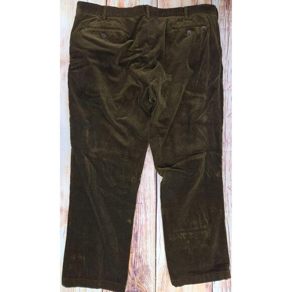 Polo Ralph Lauren Classic Fit Mens Corduroy Pants 42x30 Brown Cotton Durable - Picture 2 of 9